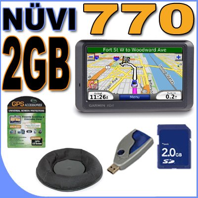Garmin Nuvi 770 Portable GPS Vehicle Navigation System w 4.3