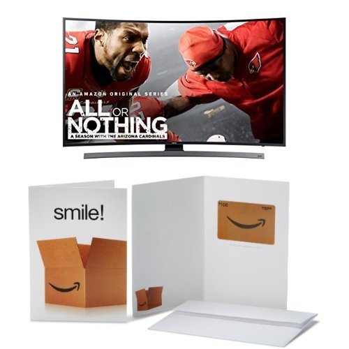 Samsung Curved 55-Inch 4K Ultra HD Smart LED TV with $100 Amazon Gift Card