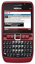 Nokia E63 ruby red (QWERTZ-Tastatur, Ovi, UKW-Stereo-Radio, UMTS, GPRS, Nokia Maps, 2 MP) Smartphone