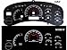 99-02 Chevy Silverado Full Size Truck Black/(white Light) Glow Gauge 99-02 Chevy Silverado Full Size Truck Black/(white Light) Glow Gauge