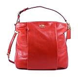 Coach Leather Madison Isabelle Hobo Convertible Handbag 21224 Persimmon Orange thumbnail