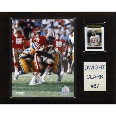 NFL San Francisco 49ers Dwight Clark Player Plaque
