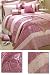 Sara Pink Super King Size Bedspread Set Including Two Shams Image