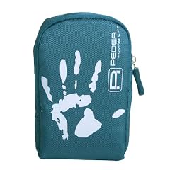 Kameratasche blau / blau f�r Nikon Coolpix P310 / S100 / S3100 / S3300 / S4150 / S4300 / S6150 mit PEDEA Displayschutzfolie