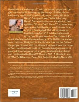 Yahuah Bible Restored Name King James Version Translation and