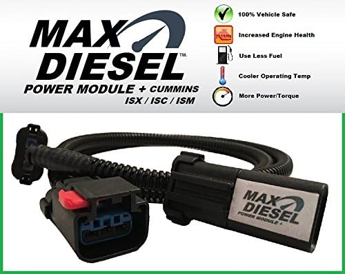 Max Diesel - EGR Engine Performance Module &amp; Relocation Harness for 2003-2011 Cummins ISX ISC ISM