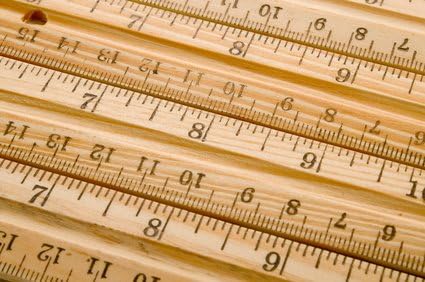 Whitecroft WC/Ruler | Wooden Metre Stick | Metric &amp; Imperial