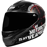 Speed and Strength My Motorcycle is My Weapon Helmet (Large 87-4052)
