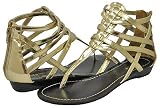 Bamboo Willow-64 Gold Women Sandal