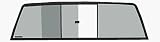 CRL Tri-Vent Three Panel Truck Slider with Dark Gray Glass for 1988-2000 Chevy/GMC C/K Trucks