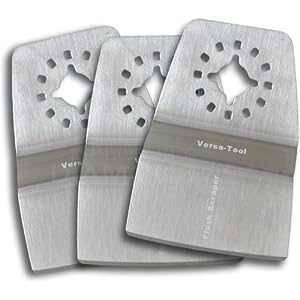 Versa-Tool Flush Cut Universal Oscillating Knife Edge Scraping Spatula