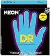 DR Strings Hi-Def NEON Blue Coated Medium 4-String (45-105) Bass Guitar Strings