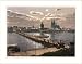 FRAMED - General view by moonlight Cologne the Rhine Germany, c. 1890s