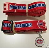 Montreal Canadiens Pet Accessories Set - Small (6' Leash, Collar, and ID Tag)