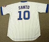 RON SANTO Chicago Cubs Majestic Cooperstown THROWBACK Home Baseball Jersey, XL