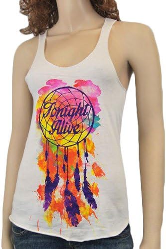 Tonight Alive Women's Dreamcatcher Womens Tank Medium White