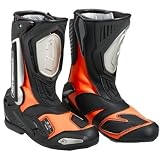 AGV Sport Laguna Men's Leather On-Road Motorcycle Boots - Color: Red, Size: 8