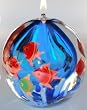 Glass Oil Candle, Mouth Blown Murano Glass Style Oil Lamp GPZHW18.
