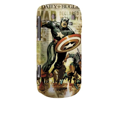  BlackBerry Bold 9900 Barely There Case - Captain America - Front Page