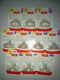 10 Nuk Clear Silicone Replacement Spouts