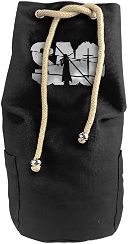 Etosten Sword Art Online Vertical Bucket Cylindrical Shaped Canvas Beam Port Drawstring Sports Basketball Shoulders Backpack Bags