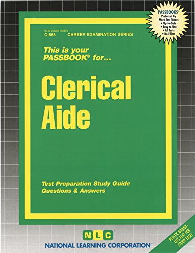 clerical aide passbooks