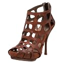 Pelle Moda Women's Kammi Peep Toe Cutout Bootie