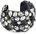 Joanna Laura Constantine Jet and Gemstone Bangle Bracelet