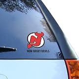NHL New Jersey Devils 3.75" x 4" Window Cling