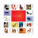 Charles and Ray Eames pane of 16 x 42 cent us U.S. Postage Stamps