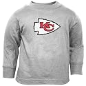 Kansas City Chief T Shirt : Reebok Kansas City Chief Toddler Ash Prime Logo Long Sleeve T Shirt