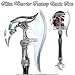 Alien Warrior Fantasy Battle Axe w/ Dagger & Plaque New