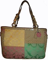 Women's Patchwork Multicolor Jacquard Tote: Multicolor Tote