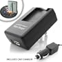 PRO SERIES AC & DC Equivalent CANON NB-6L Charger and Battery ( OEM CB-2LY Replacement Charger) - For select CANON PowerShot and ELPH Series Cameras