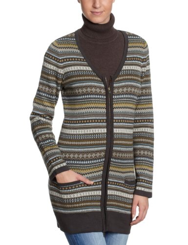 Jackpot Damen Strickjacke Regular Fit, A41011001 Julatta, Gr. 42 (XL), Mehrfarbig (artwork Preisvergleich