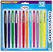 Paper Mate 74423 Paper Mate Flair Felt Tip Marker Pen, 12 Assorted Brl/Ink Colors, Med, 12/Pk