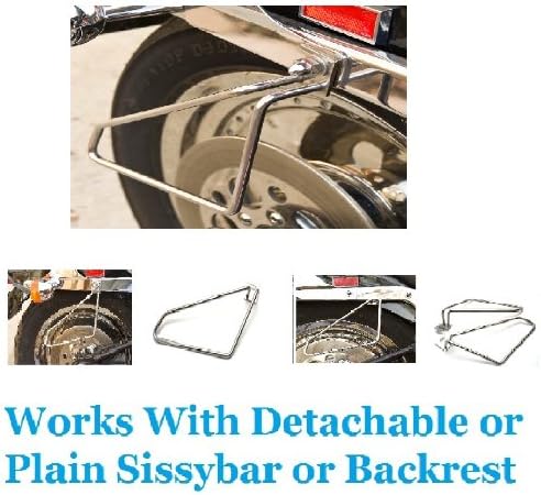 Motorcycle Saddlebags Support Brackets set For Harley Davidson Sportster 1200