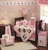 Petals 6-Piece Baby Crib Bedding Set