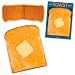 DELUXE photo PRINT plastic BUTTER toast WALLET novelty GAG gift