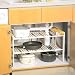 Kitchen Shelf Under Sink Shelf Customizable-goes around drainpipes