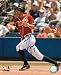 Jeff Franceour Autographed/Hand Signed Atlanta Braves 8x10 Photo (Red Jersey)