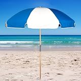 6.5 ft. Acrylic Beach Umbrella Steel Frame by Frankford