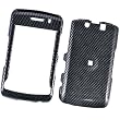 RIM BlackBerry Storm 2 9550 Verizon Snap On Protector Hard Case Image Cover Carbon Fiber