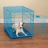 BLUE - SMALL 24 - Fashion Colored Wire Crates