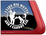 I like Big Mutts... ~ Saint Bernard Dog Vinyl Window Decal Window Decal Sticker