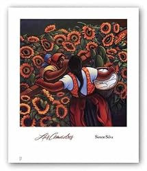 Las Comadres by Simon Silva 21.5"x21.75" Art Print Poster