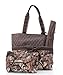 Natural Camo Quilted Diaper Bag