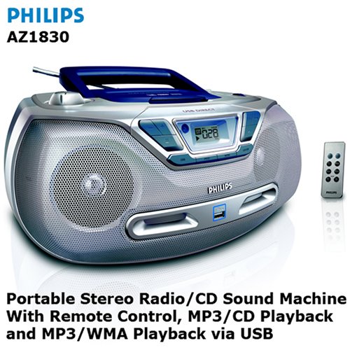 Philips AZ1830 Stereo Radio/CD Sound Machine
