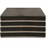 Felt 5" Heavy Furniture Movers for Hard Surfaces (4 pieces) - Tan, 5" Square SuperSliders