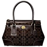 AUTHENTIC COACH HAMPTONS SIGNATURE MEDIUM CARRYALL 11062 (2 color variations)